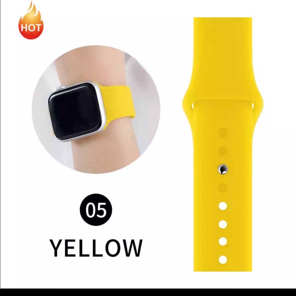 Yellow Apple Watch band